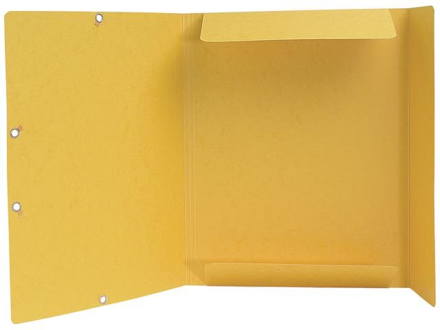 Gummibandsmapp EXACOMPTA 3 - klaff A4 gul