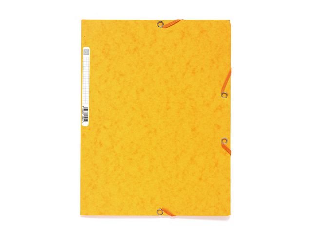 Gummibandsmapp EXACOMPTA 3 - klaff A4 gul