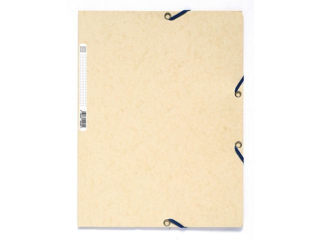 Gummibandsmapp EXACOMPTA 3 - klaff A4 sand