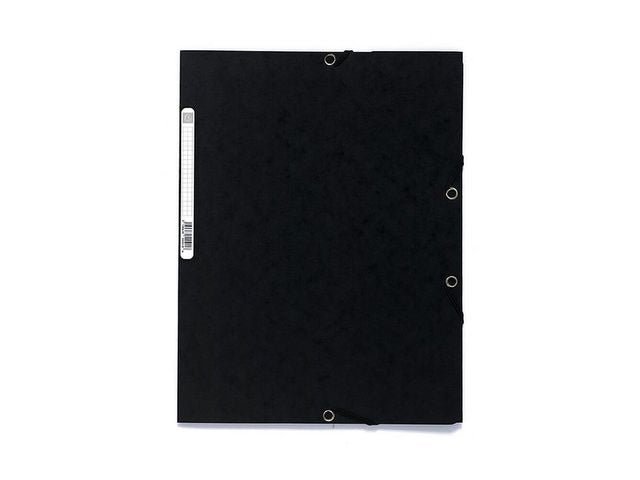 Gummibandsmapp EXACOMPTA 3 - klaff A4 sv