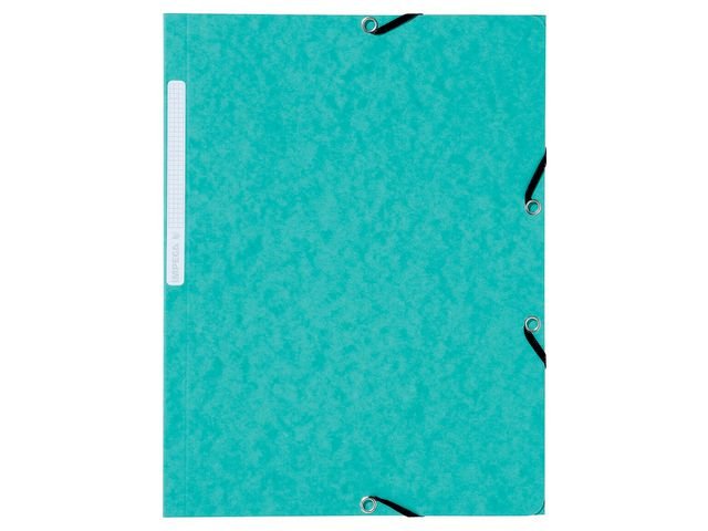 Gummibandsmapp LYRECO A4 3 - kl grön 10/fp