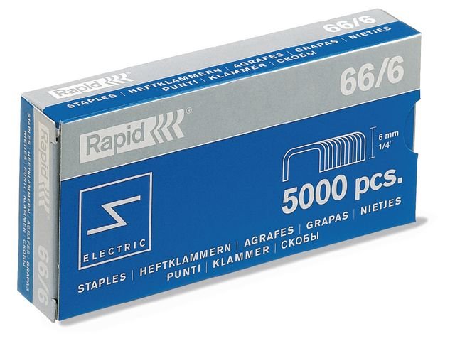 Häftklammer RAPID 66/6 5000/fp