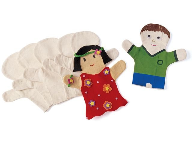 Handdockor canvas Gör din egen 12/fp