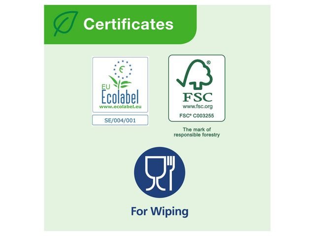 Handduk TORK Adv H1 vit 150m