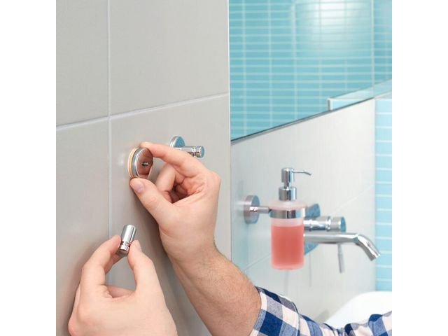 Handdukskrok TESA Smooz kromad