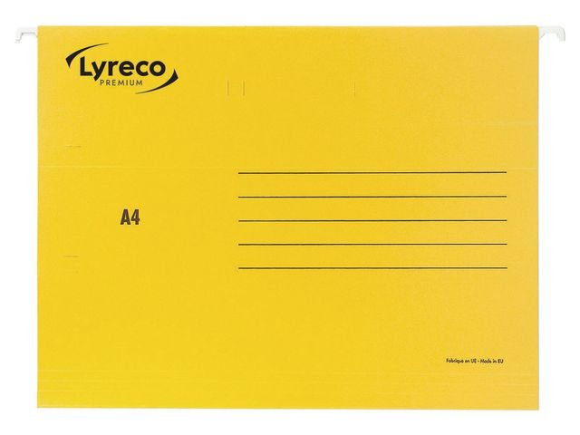 Hängmapp LYRECO premium A4 gul 25/fp