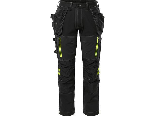 Hantvbyxa stretch 2569 STP dam svart 42