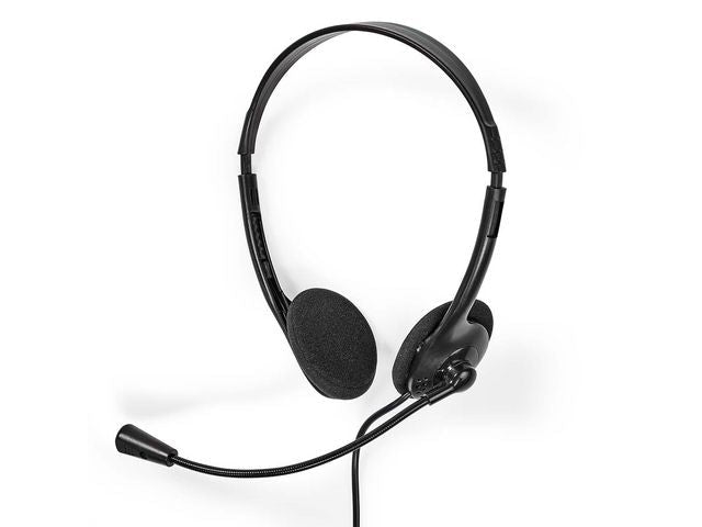 Headset NEDIS CHSTU110BK On - Ear USB - A/C