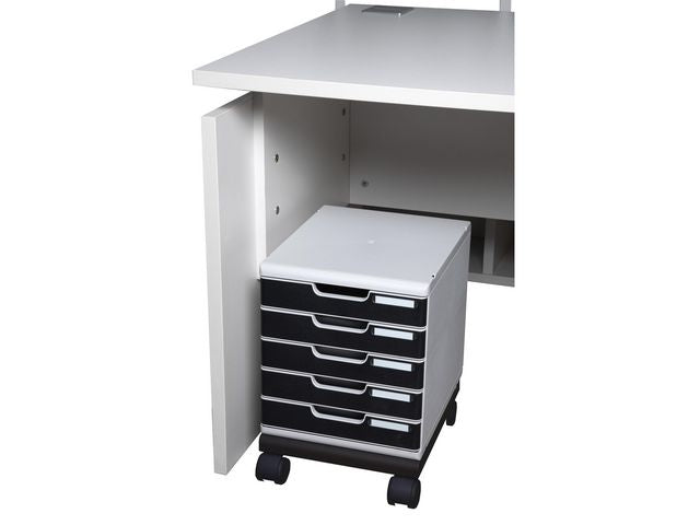 Hjulsats EXCOMPTA MODULODOC serie svart