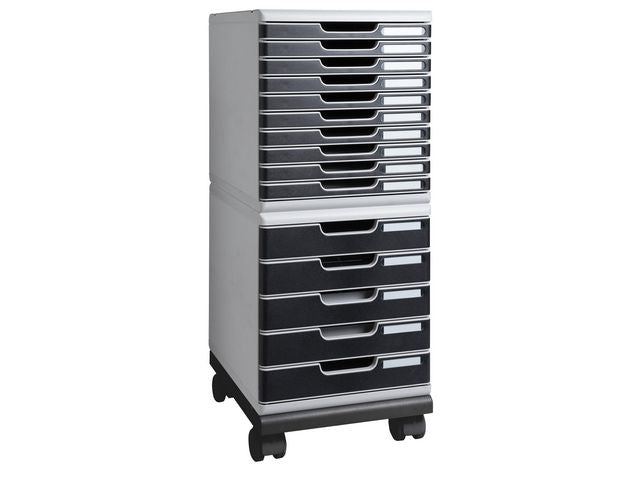 Hjulsats EXCOMPTA MODULODOC serie svart