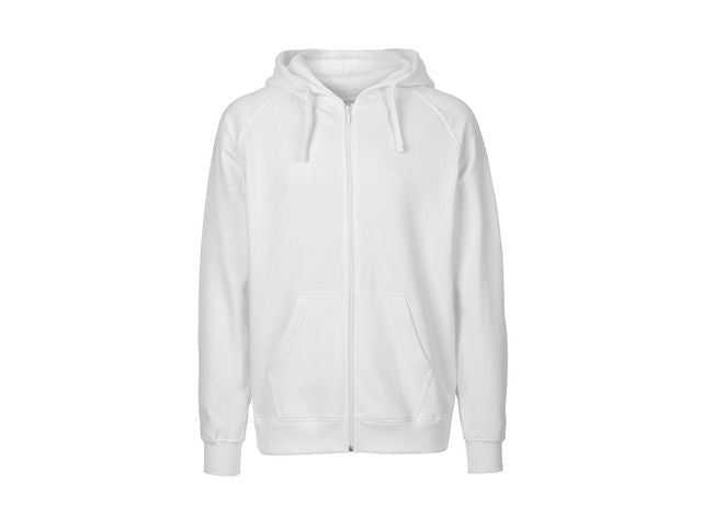 Hoodie zip NEUTRAL O63301 herr vit S