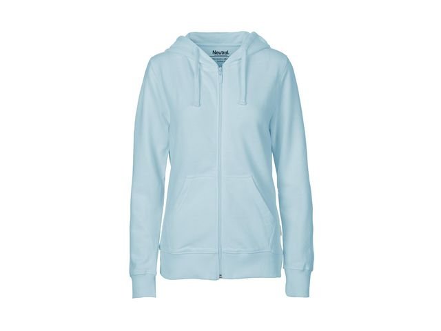Hoodie zip NEUTRAL O83301 dam blå XS