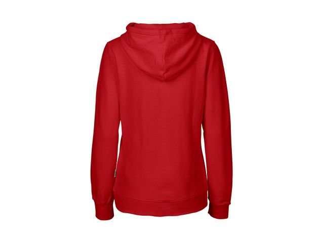 Hoodie zip NEUTRAL O83301 dam röd M