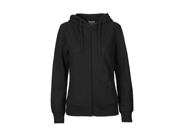 Hoodie zip NEUTRAL O83301 dam svart 2XL