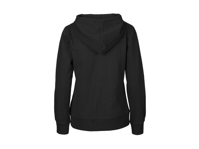 Hoodie zip NEUTRAL O83301 dam svart XS