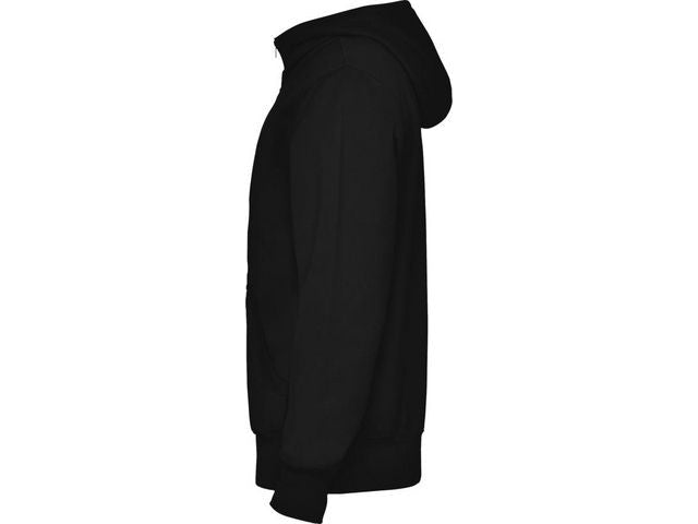 Hoodie zip ROLY Montblanc uni svart 2XL
