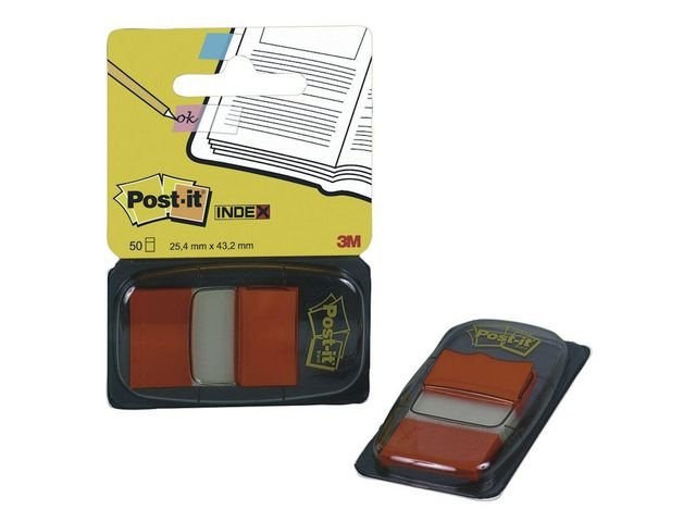 Index POST - IT 25,4x43,2mm orange 50/fp