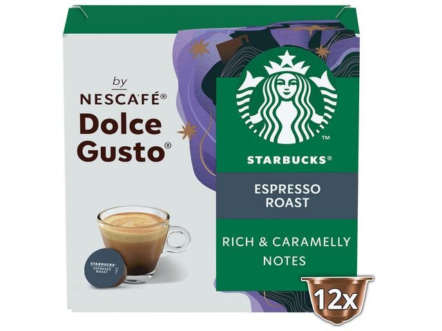 Kaffekapslar STARBUCKS Espres Dark 12/fp