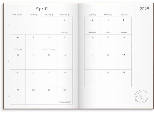 Kalender 25/26 Doodle inbunden