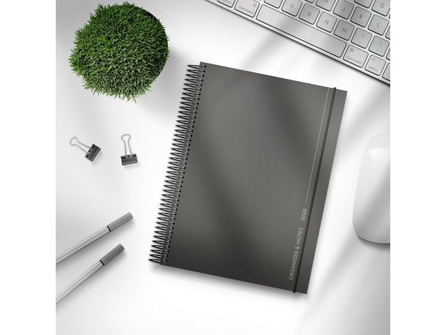 Kalender 25/26 Organizer & Notes svart