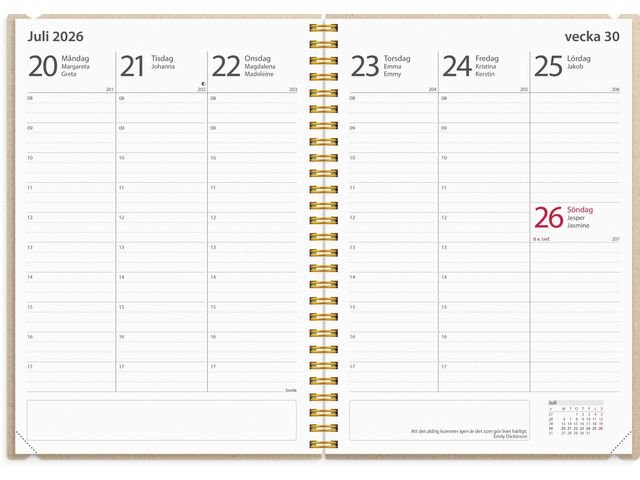 Kalender Study Story Rand A5 25/26