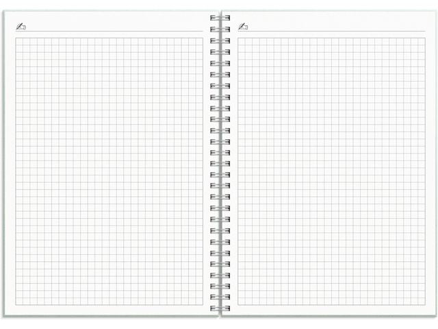 Kalender Study Textile grön A5 25/26