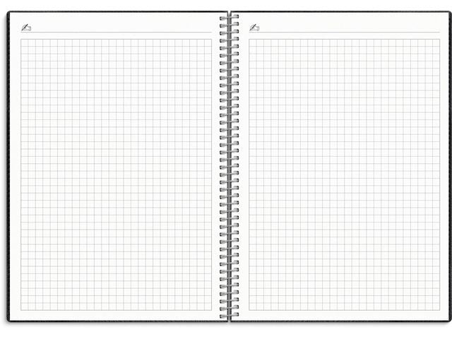 Kalender Study Twist svart A5 25/26