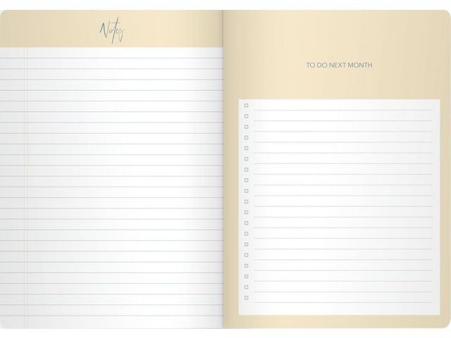 Kalender Week planner odaterad blå - 1051
