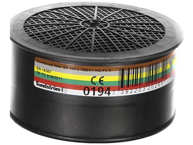 Kombifilter SUNDSTRÖM SR299 - 2ABEK1 - HG - P3