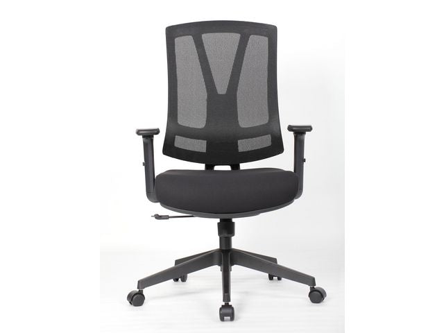 Konstorsstol LYRECO Orion mesh svart