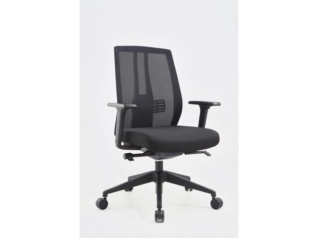 Kontorsstol LYRECO Pegasus mesh svart