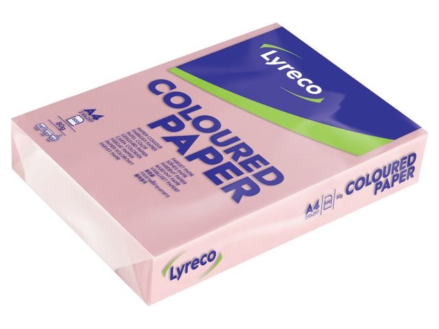 Kop.ppr LYRECO A4 80g oh rosa 500/fp