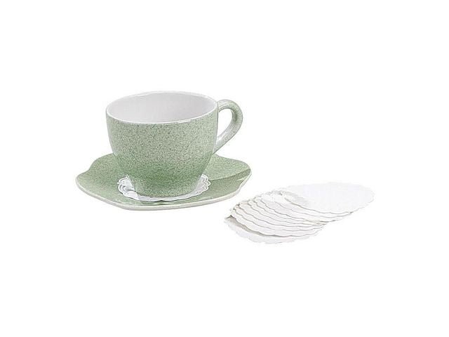 Koppunderlägg 9cm vit 500/fp