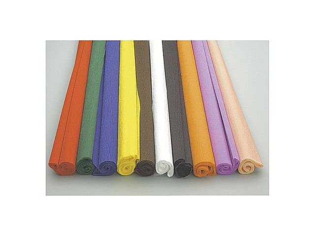 Kräppapper 2,5x0,5m grön