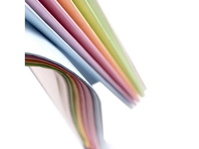 Kräppapper pearl mix, 1rl x 6färger