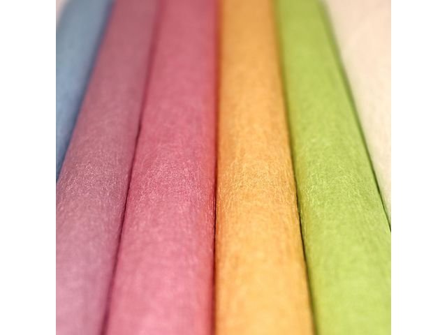 Kräppapper pearl mix, 1rl x 6färger