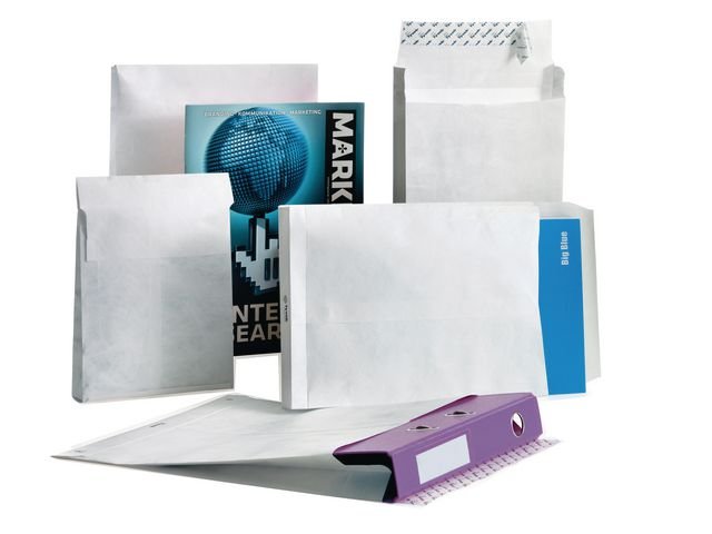 Kuvert TYVEK E4 305x406x50mm 100/fp