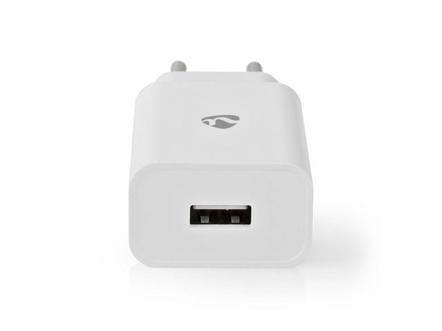 Laddare vägg NEDIS 2.4 A 1 x USB - A vit