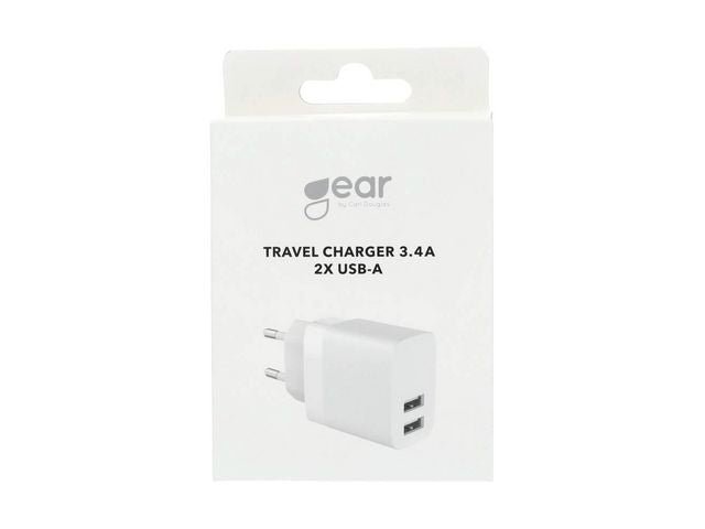 Laddare Vägg GEAR 2xUSB - A 3.4A