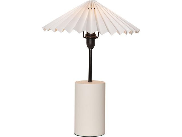 Lampa Stila stjärna/skärm 50x35cm vit