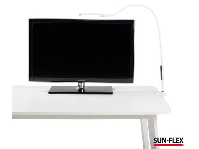 Lampa SUN - FLEX Desklite LED vit