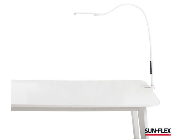 Lampa SUN - FLEX Desklite LED vit