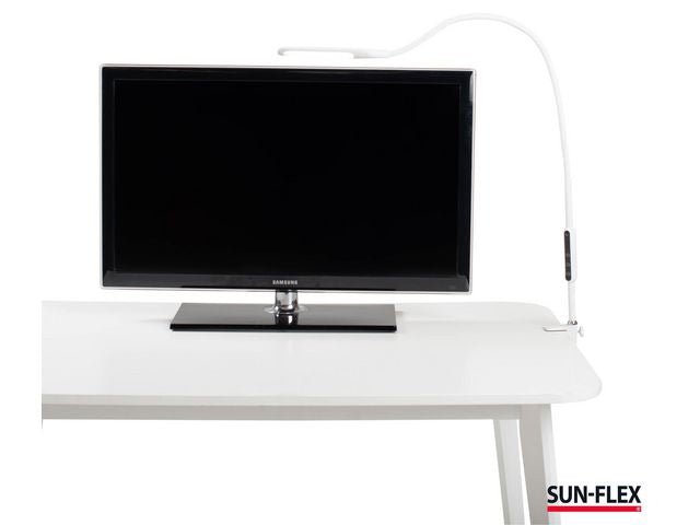 Lampa SUN - FLEX Desklite LED vit