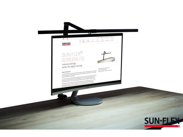 Lampa SUN - FLEX Screenlite svart