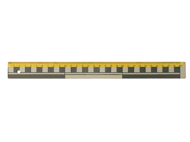 Linjal 30cm dm/cm/mm - grader plast 10/fp