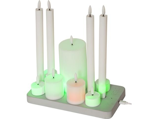 Ljus STAR T Flamme LED m/laddare mix
