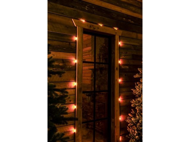 Ljusslinga 30 amber LED 9,57m svart