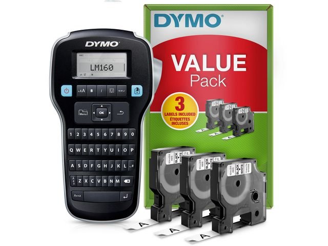 Märkmaskin DYMO LM160 + 3 Tape