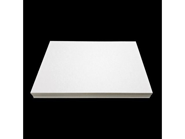 Målarkartong naturvit 560gr 30x30cm 30st