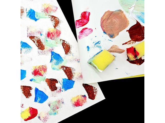 Målarkartong naturvit 560gr A3 20ark